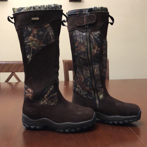 Guide Gear Waterproof Camo Tall Boots - Picture 2 of 14